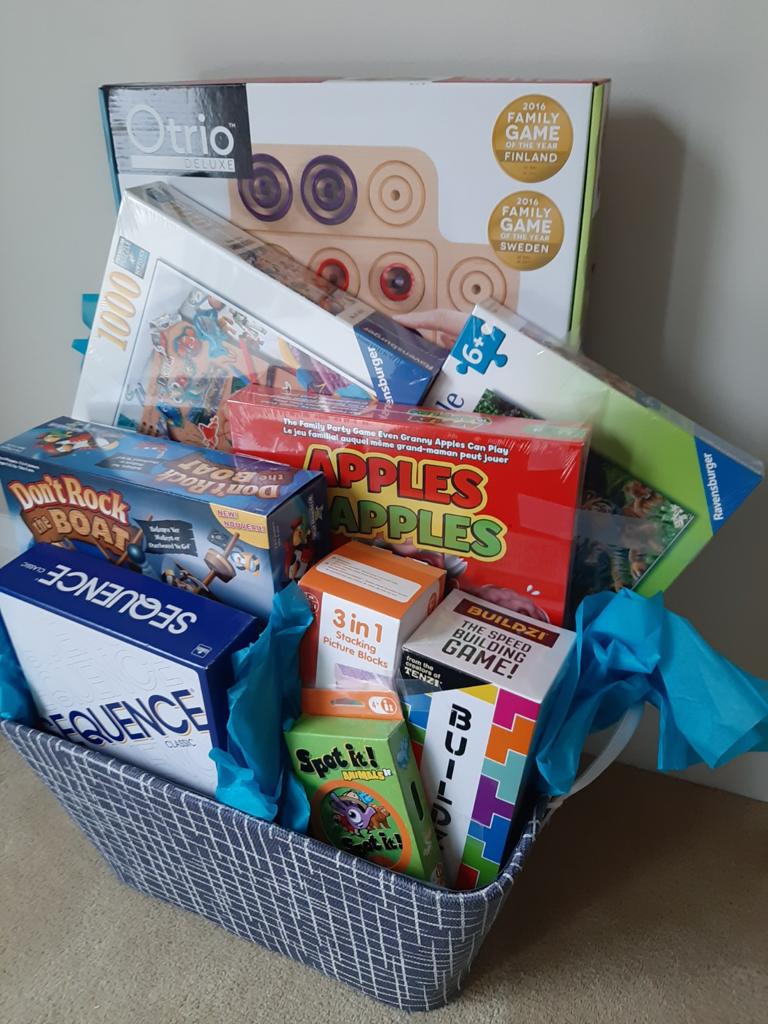 Games Night Gift Basket