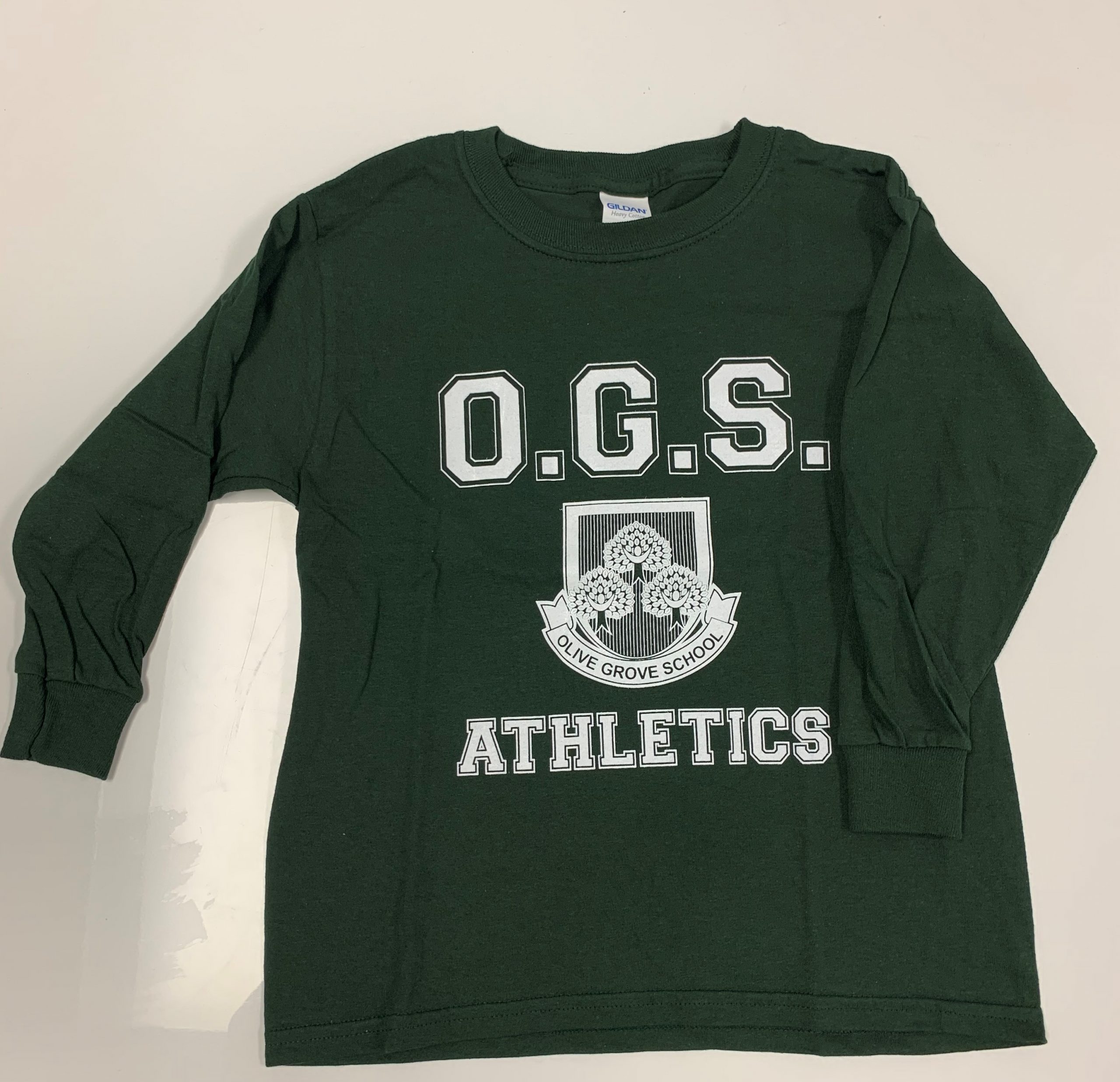 Gym Uniform – Long-Sleeve Gym Shirt – Olive Grove School