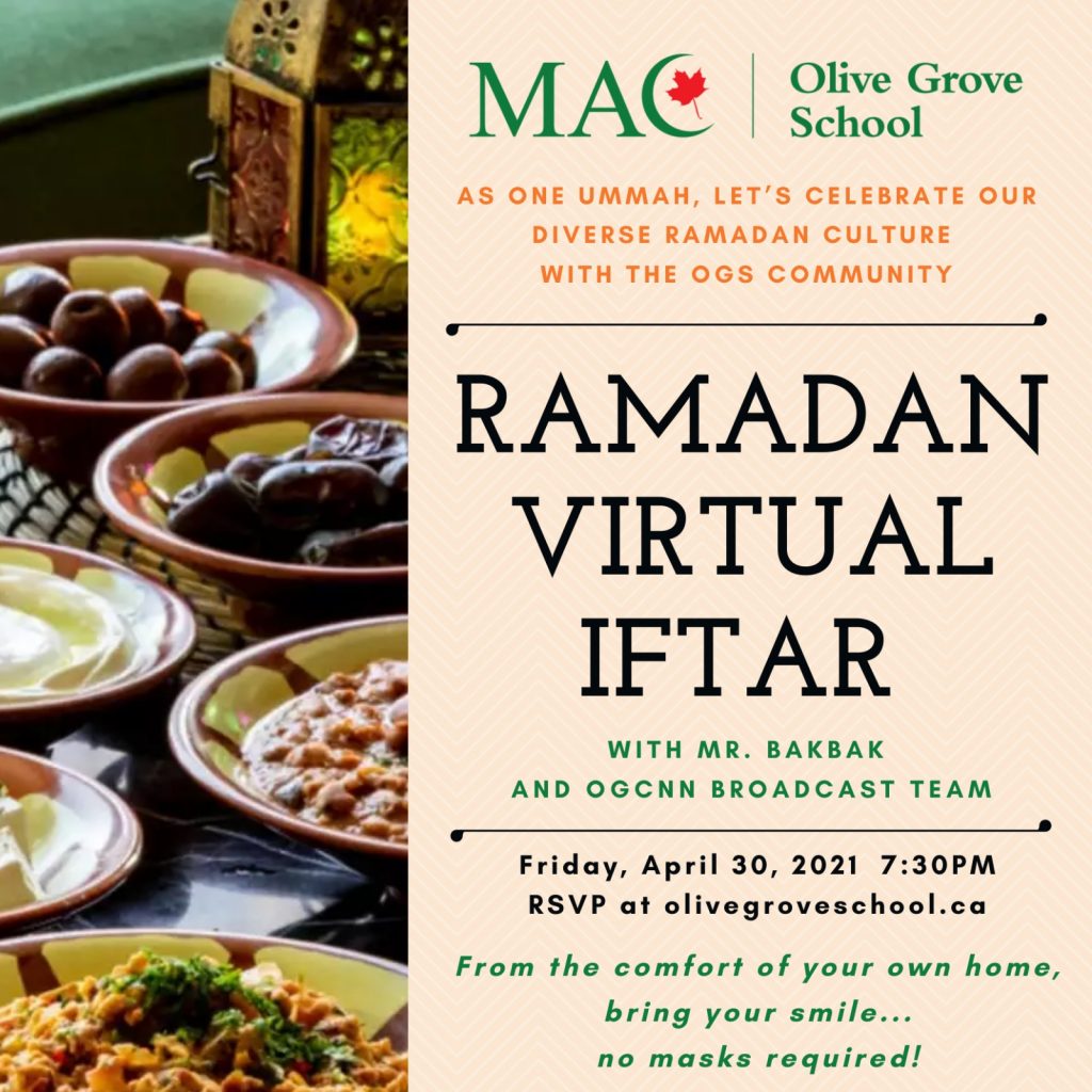 Virtual Iftar with the OGS Community