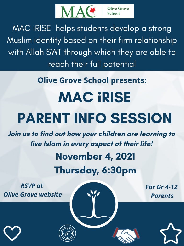 MAC iRISE Parent Info Session